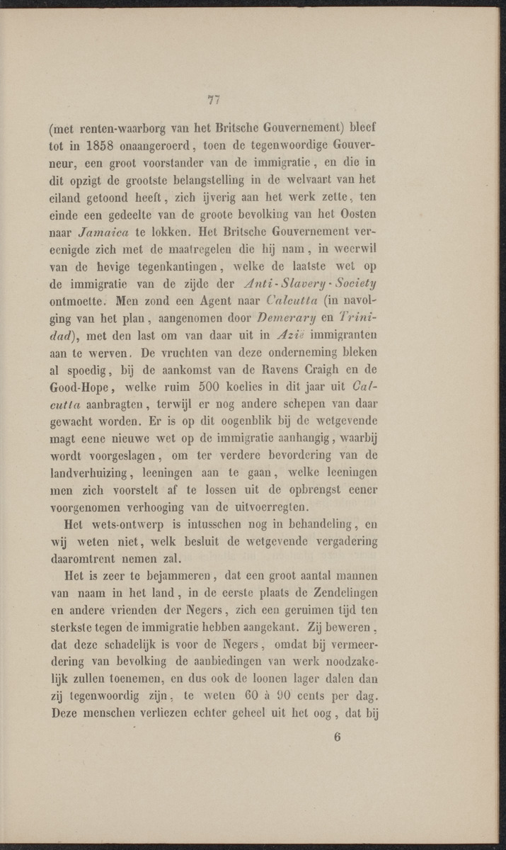 Rapport der reis van Z.M. Stoomschip Vesuvius, van Curaçao naar Nederland, onder het aandoen van de havens St. Domingo, Kingstown en Havanna - 