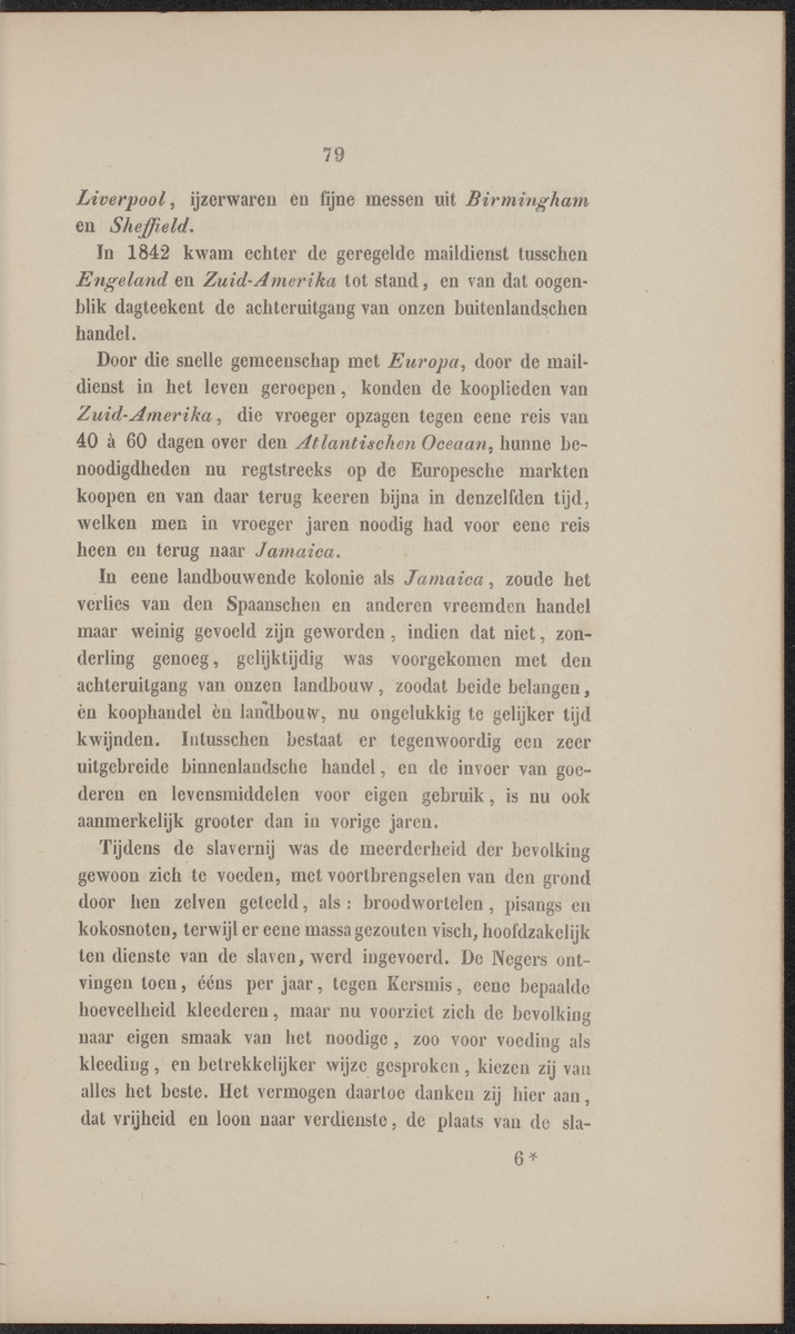 Rapport der reis van Z.M. Stoomschip Vesuvius, van Curaçao naar Nederland, onder het aandoen van de havens St. Domingo, Kingstown en Havanna - 