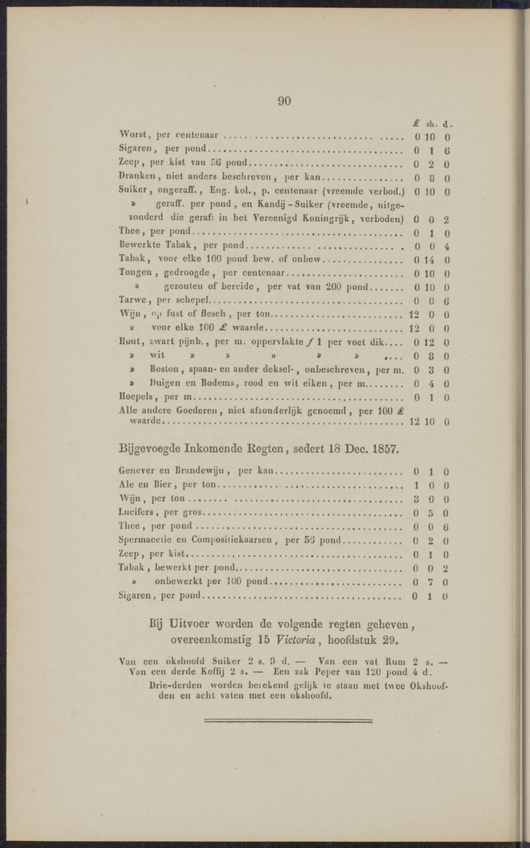 Rapport der reis van Z.M. Stoomschip Vesuvius, van Curaçao naar Nederland, onder het aandoen van de havens St. Domingo, Kingstown en Havanna - 