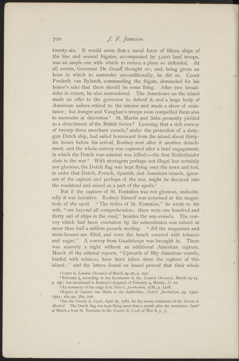 St. Eustatius in the American revolution - 