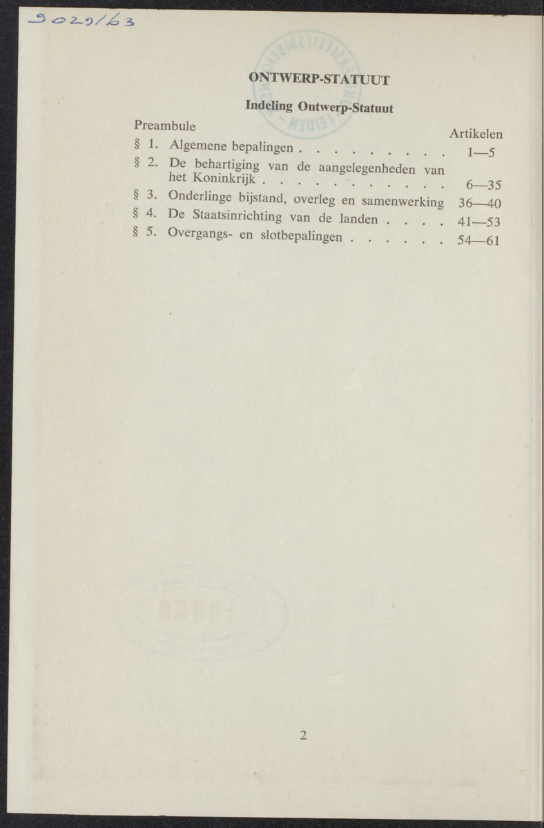 Ontwerp-Statuut Conferentie Nederland-Suriname-Nederlandse Antillen - 