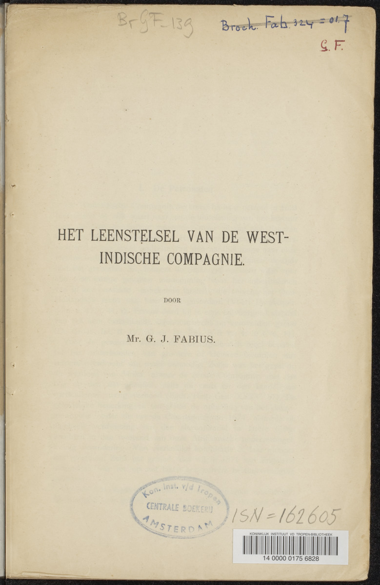 Het leenstelsel van de West-Indische Compagnie - 