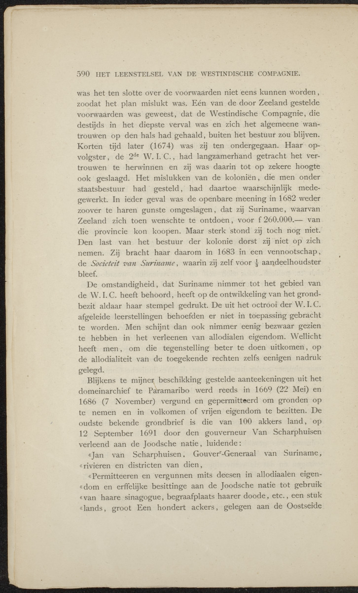 Het leenstelsel van de West-Indische Compagnie - 