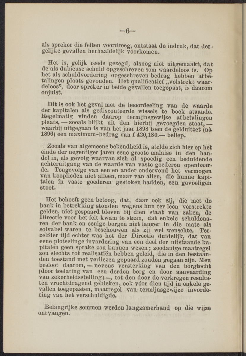 Memoire naar aanleiding van de critiek van het kamerlid Marchant op de regeling van de werkzaamheden der Directie van de Curaçaosche Bank en op haar beheer - 