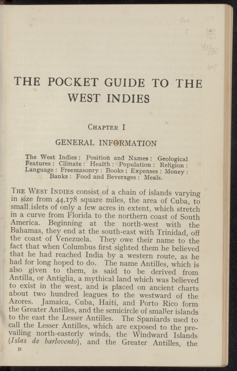 The pocket guide to the West-Indies, British Guiana, British Honduras, Bermuda, the Spanish Main, Surinam and the Panama canal - 