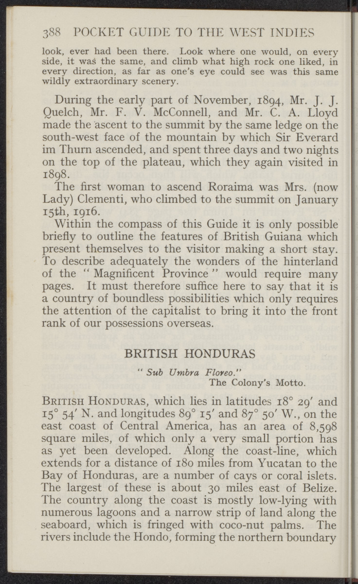 The pocket guide to the West-Indies, British Guiana, British Honduras, Bermuda, the Spanish Main, Surinam and the Panama canal - 