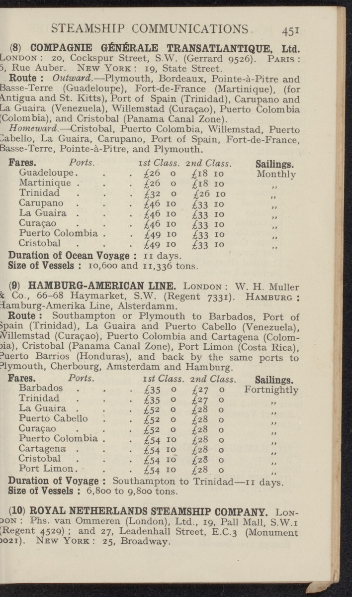 The pocket guide to the West-Indies, British Guiana, British Honduras, Bermuda, the Spanish Main, Surinam and the Panama canal - 
