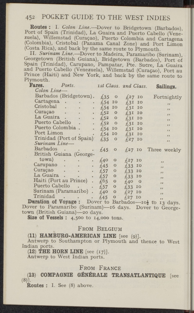 The pocket guide to the West-Indies, British Guiana, British Honduras, Bermuda, the Spanish Main, Surinam and the Panama canal - 
