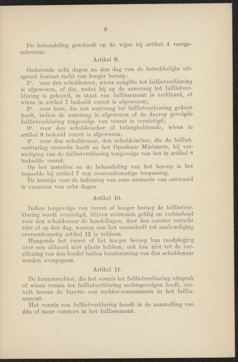 Vaststelling van het Curaçaosch Faillissementsbesluit 1931 - 