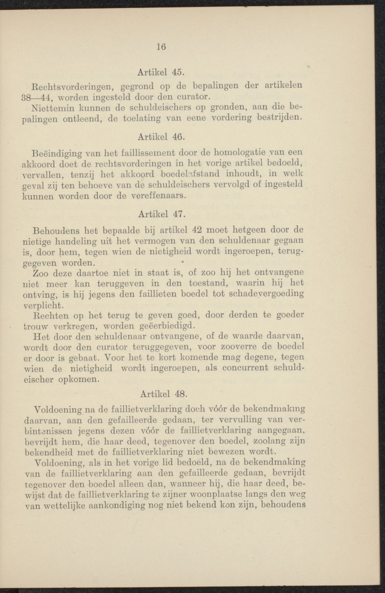 Vaststelling van het Curaçaosch Faillissementsbesluit 1931 - 