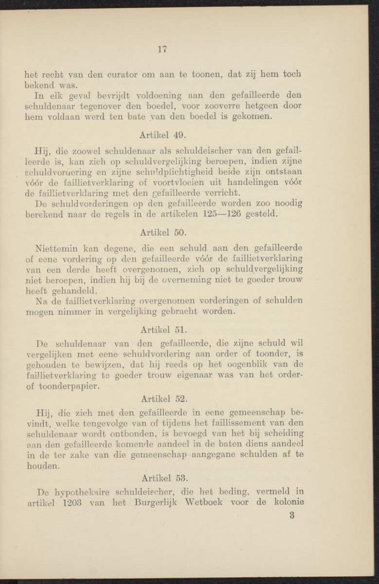 Vaststelling van het Curaçaosch Faillissementsbesluit 1931 - 