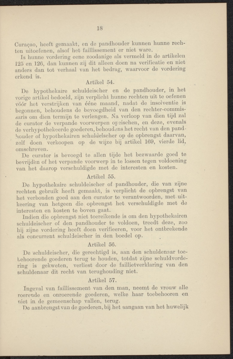 Vaststelling van het Curaçaosch Faillissementsbesluit 1931 - 