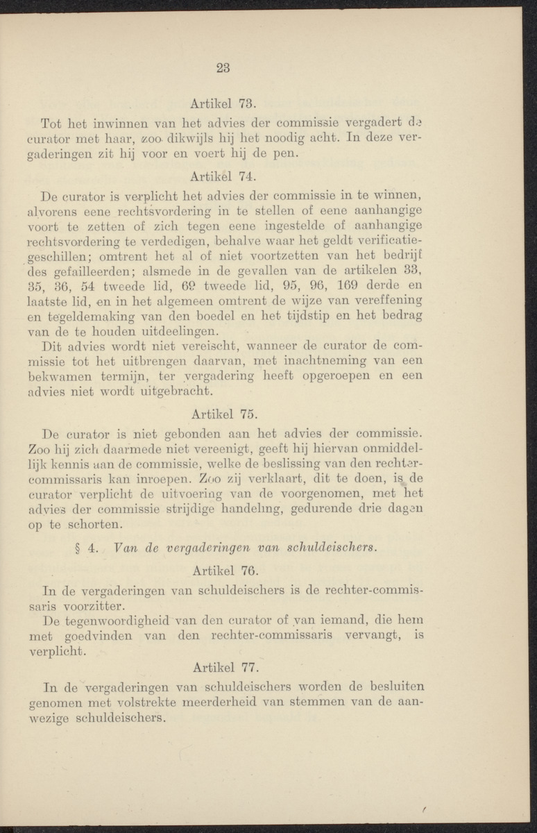 Vaststelling van het Curaçaosch Faillissementsbesluit 1931 - 