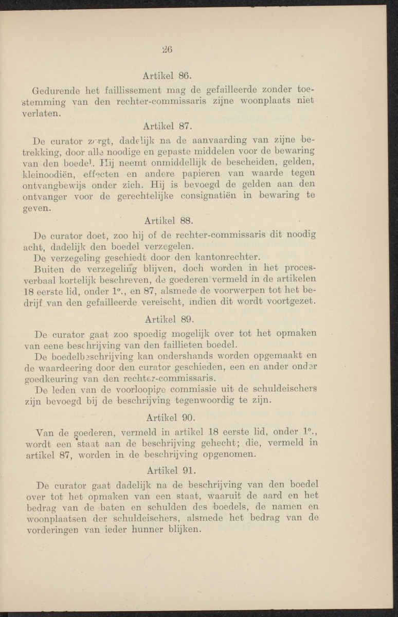 Vaststelling van het Curaçaosch Faillissementsbesluit 1931 - 