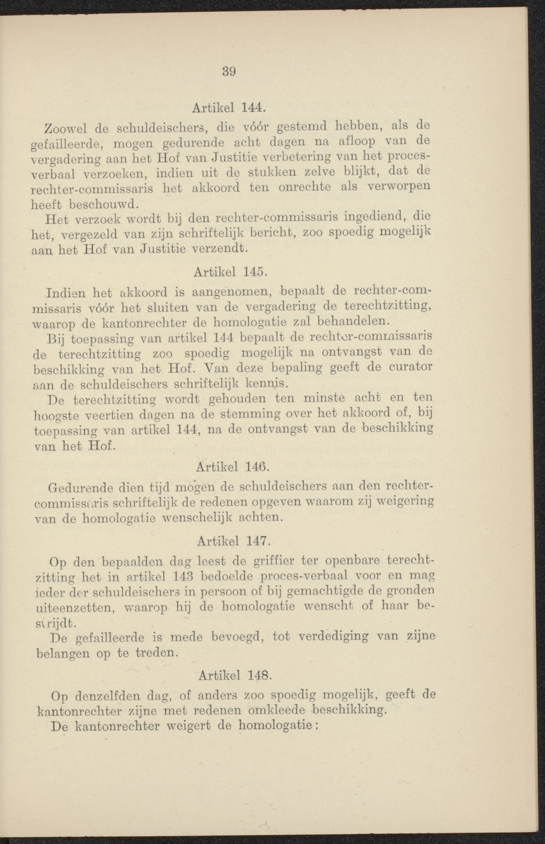Vaststelling van het Curaçaosch Faillissementsbesluit 1931 - 
