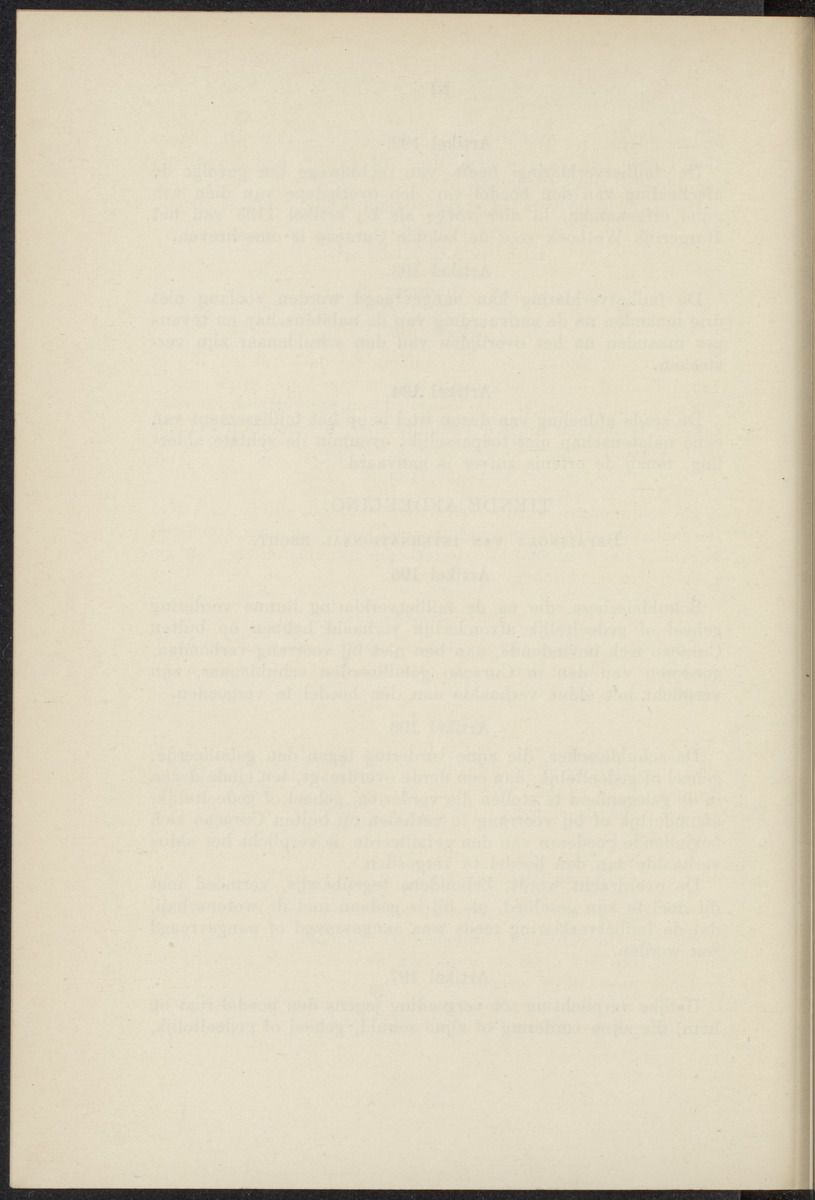 Vaststelling van het Curaçaosch Faillissementsbesluit 1931 - 