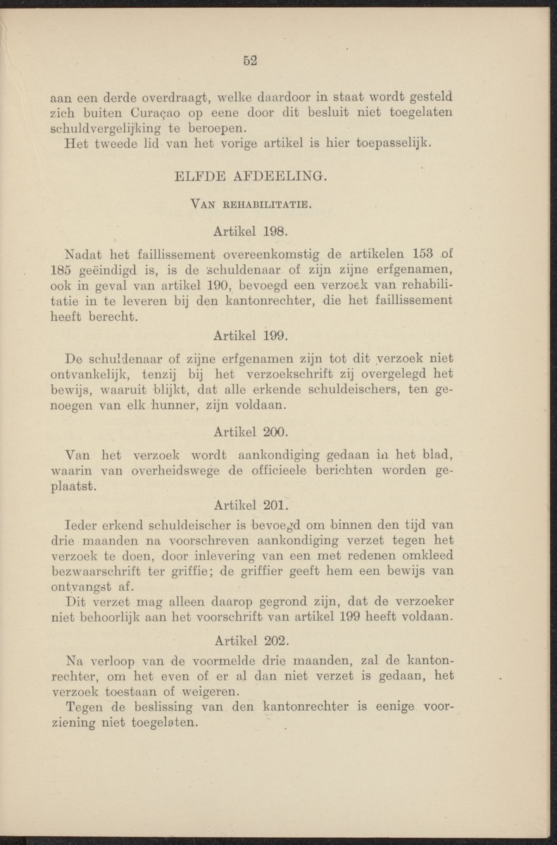 Vaststelling van het Curaçaosch Faillissementsbesluit 1931 - 