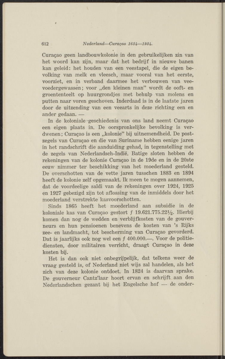 Nederland-Curaçao 1634-1934 - 