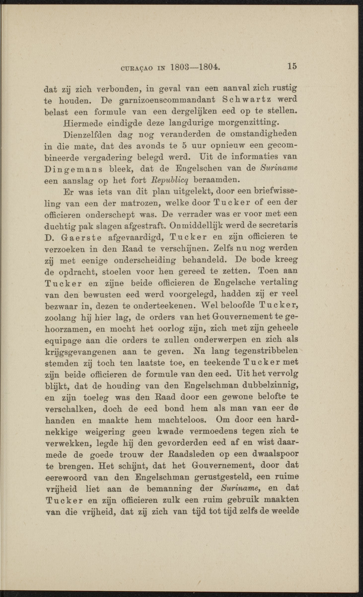 [Curaçao in 1803-1804] - 