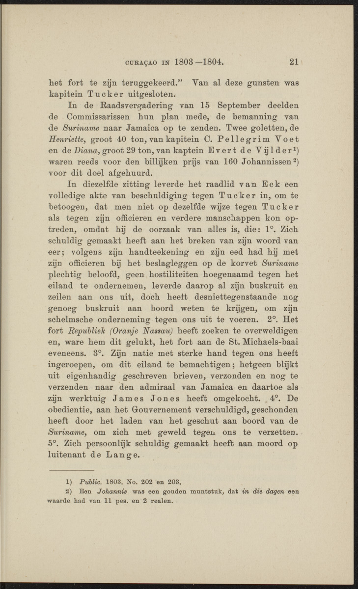 [Curaçao in 1803-1804] - 