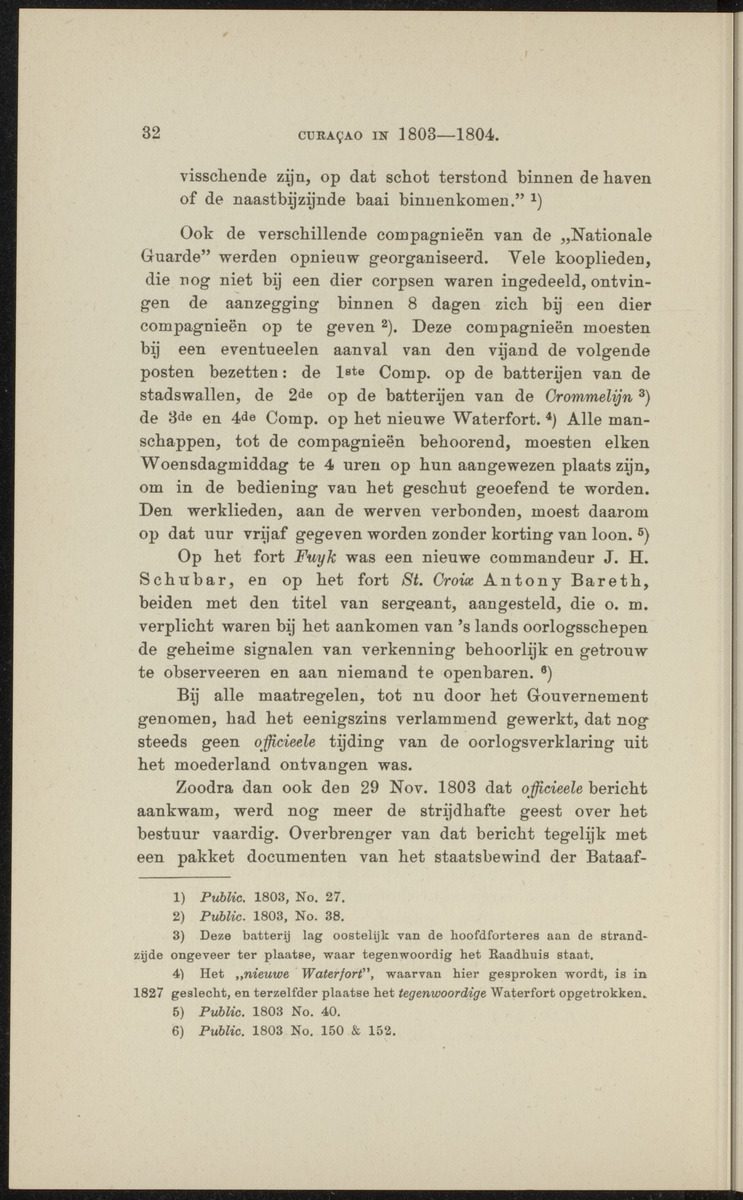[Curaçao in 1803-1804] - 