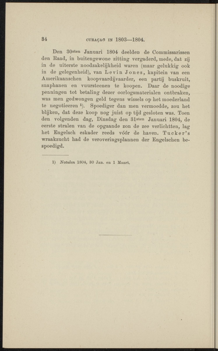 [Curaçao in 1803-1804] - 
