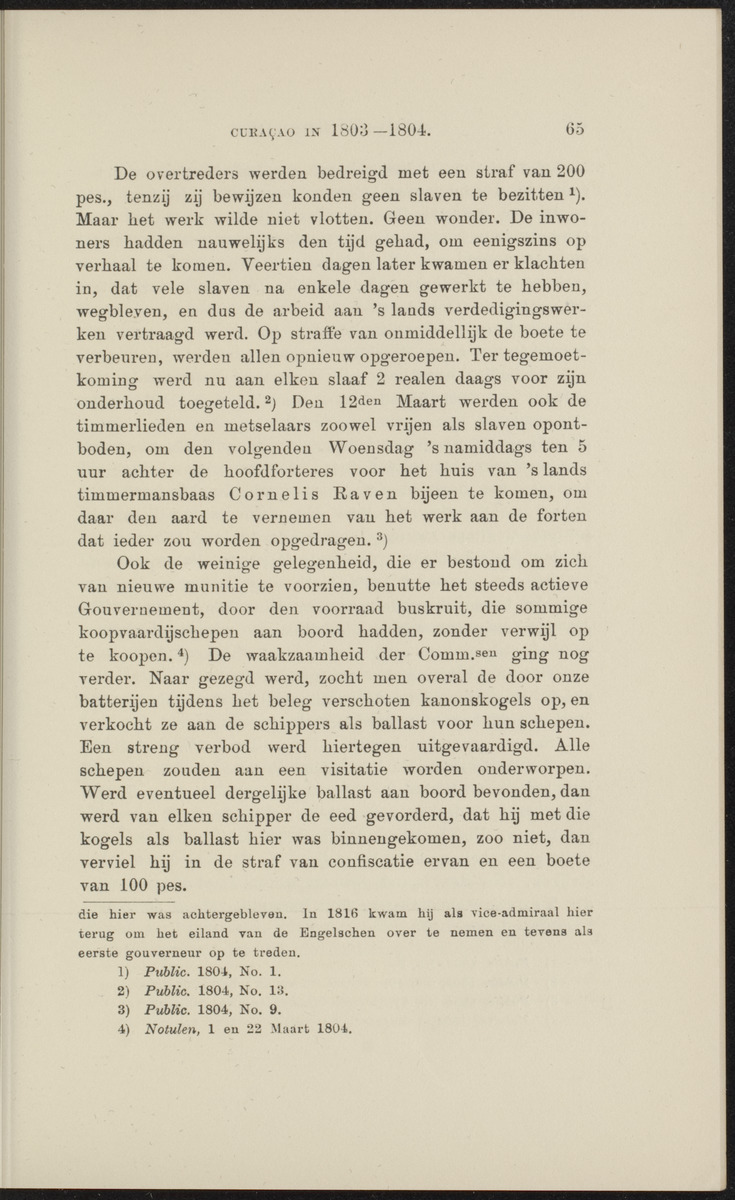 [Curaçao in 1803-1804] - 