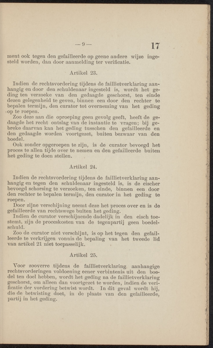 [Publicatie, waarbij afgekondigd wordt het Koninklijk besluit van den 16n. Mei 1914, no. 13, tot vaststelling van eene regeling van het faillissement en de surséance van betaling voor de kolonie Curaçao] - 