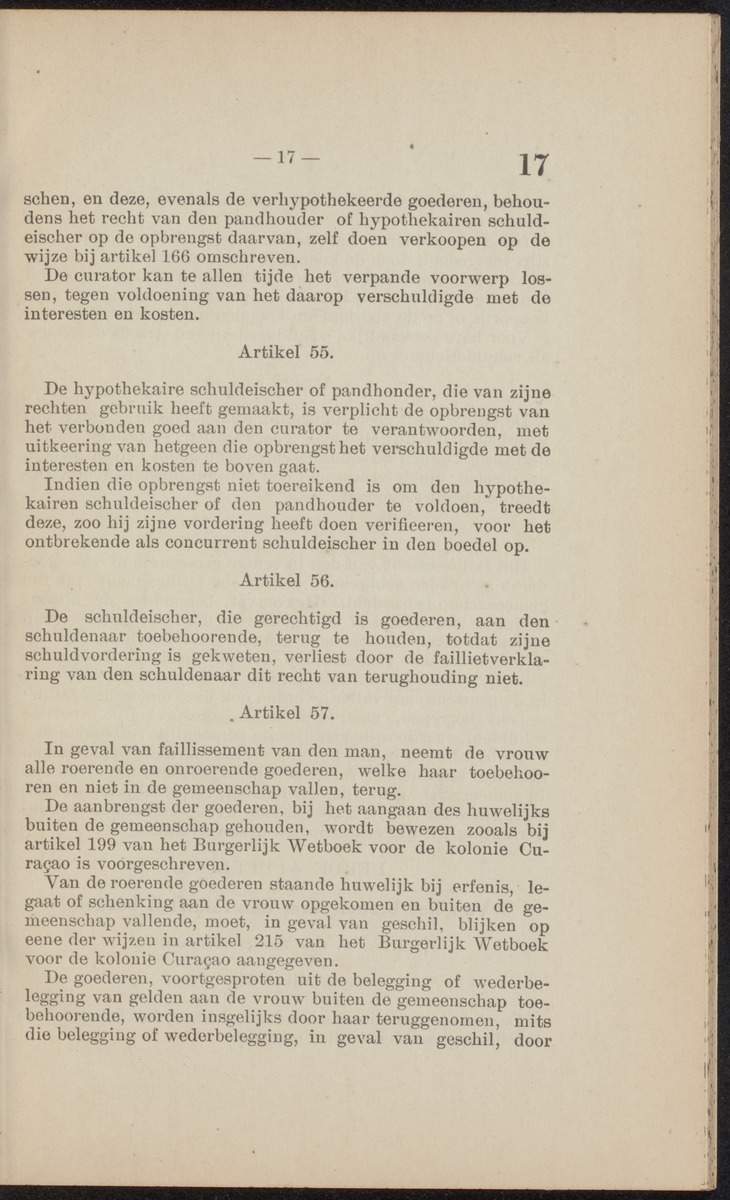 [Publicatie, waarbij afgekondigd wordt het Koninklijk besluit van den 16n. Mei 1914, no. 13, tot vaststelling van eene regeling van het faillissement en de surséance van betaling voor de kolonie Curaçao] - 