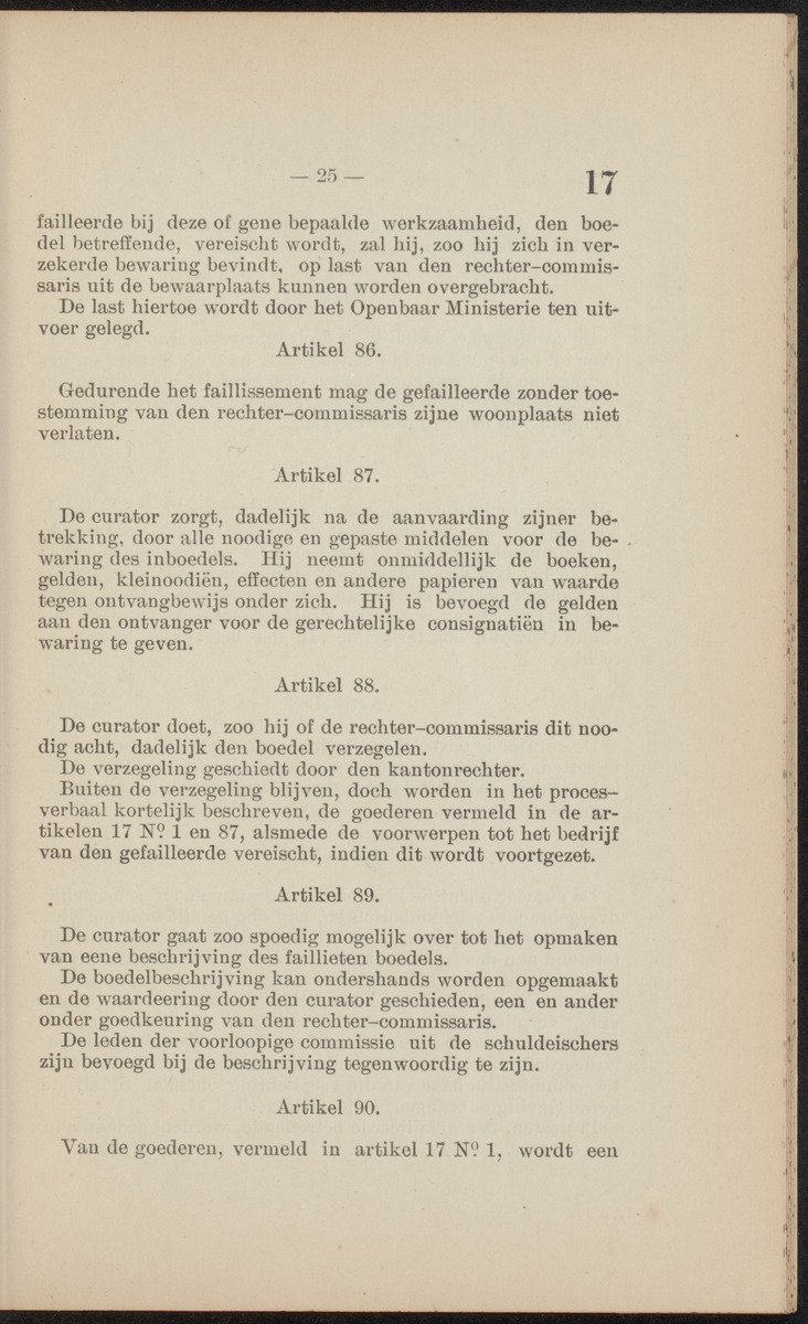 [Publicatie, waarbij afgekondigd wordt het Koninklijk besluit van den 16n. Mei 1914, no. 13, tot vaststelling van eene regeling van het faillissement en de surséance van betaling voor de kolonie Curaçao] - 
