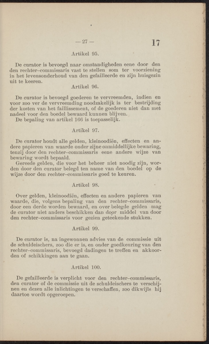 [Publicatie, waarbij afgekondigd wordt het Koninklijk besluit van den 16n. Mei 1914, no. 13, tot vaststelling van eene regeling van het faillissement en de surséance van betaling voor de kolonie Curaçao] - 