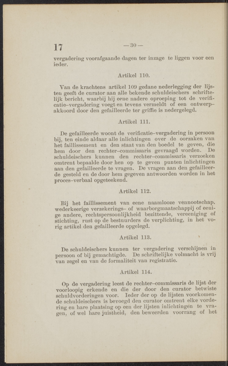 [Publicatie, waarbij afgekondigd wordt het Koninklijk besluit van den 16n. Mei 1914, no. 13, tot vaststelling van eene regeling van het faillissement en de surséance van betaling voor de kolonie Curaçao] - 