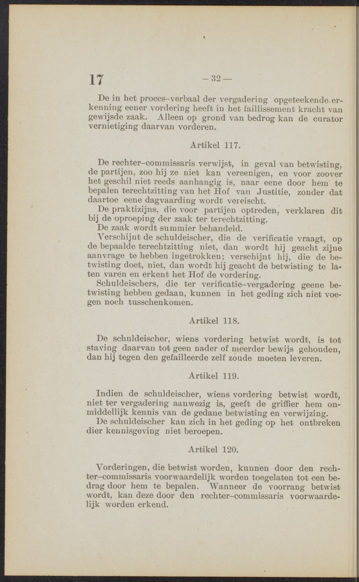 [Publicatie, waarbij afgekondigd wordt het Koninklijk besluit van den 16n. Mei 1914, no. 13, tot vaststelling van eene regeling van het faillissement en de surséance van betaling voor de kolonie Curaçao] - 
