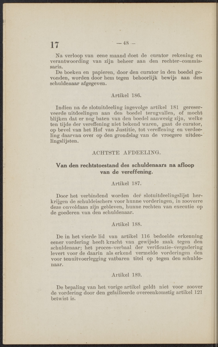 [Publicatie, waarbij afgekondigd wordt het Koninklijk besluit van den 16n. Mei 1914, no. 13, tot vaststelling van eene regeling van het faillissement en de surséance van betaling voor de kolonie Curaçao] - 