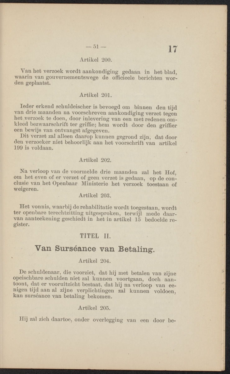 [Publicatie, waarbij afgekondigd wordt het Koninklijk besluit van den 16n. Mei 1914, no. 13, tot vaststelling van eene regeling van het faillissement en de surséance van betaling voor de kolonie Curaçao] - 