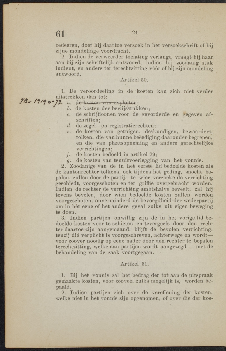 [Publicatie van den 30sten September 1918, waarbij wordt afgekondigd het Koninklijk besluit van 6 Juli 1918, no. 72, houdende wijziging van de rechterlijke macht en van de rechtspleging in burgerlijke en strafzaken in de kolonie Curaçao] - 
