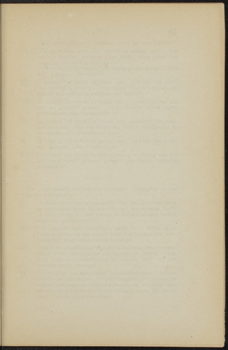 [Publicatie van den 30sten September 1918, waarbij wordt afgekondigd het Koninklijk besluit van 6 Juli 1918, no. 72, houdende wijziging van de rechterlijke macht en van de rechtspleging in burgerlijke en strafzaken in de kolonie Curaçao] - 
