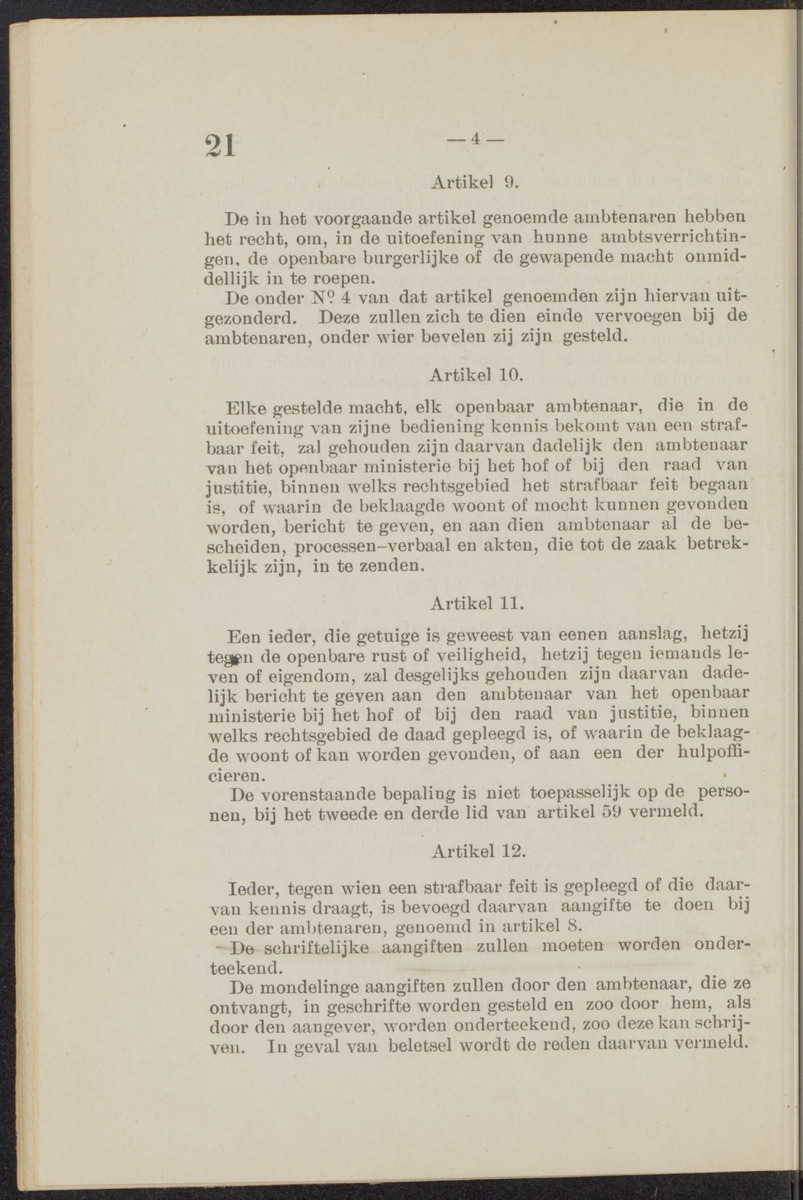 [Publicatie, waarbij afgekondigd wordt het Koninklijk besluit van den 22n. Mei 1914, no. 83, tot vaststelling van een Wetboek van Strafvordering voor de kolonie Curaçao] - 