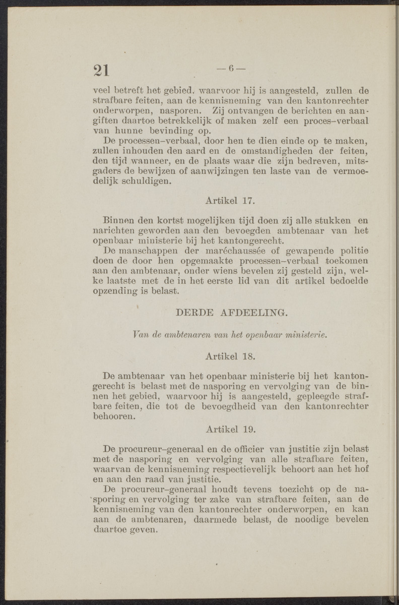 [Publicatie, waarbij afgekondigd wordt het Koninklijk besluit van den 22n. Mei 1914, no. 83, tot vaststelling van een Wetboek van Strafvordering voor de kolonie Curaçao] - 
