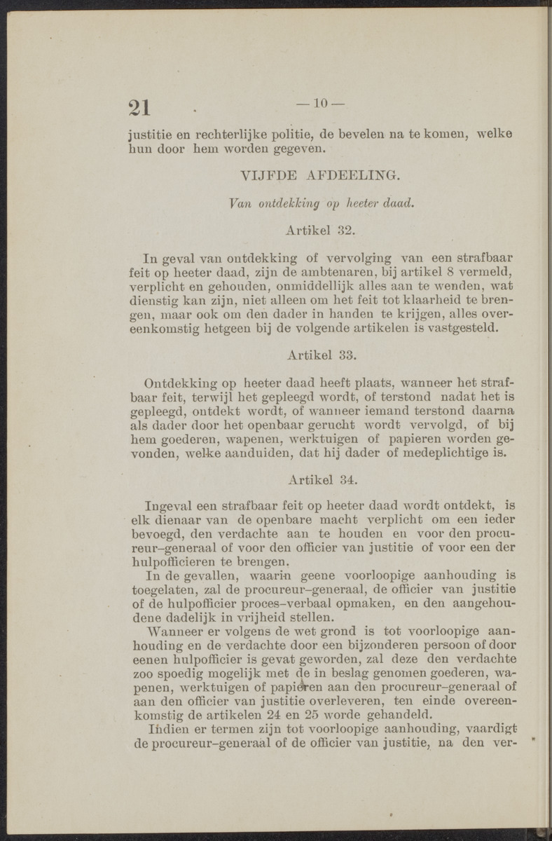 [Publicatie, waarbij afgekondigd wordt het Koninklijk besluit van den 22n. Mei 1914, no. 83, tot vaststelling van een Wetboek van Strafvordering voor de kolonie Curaçao] - 
