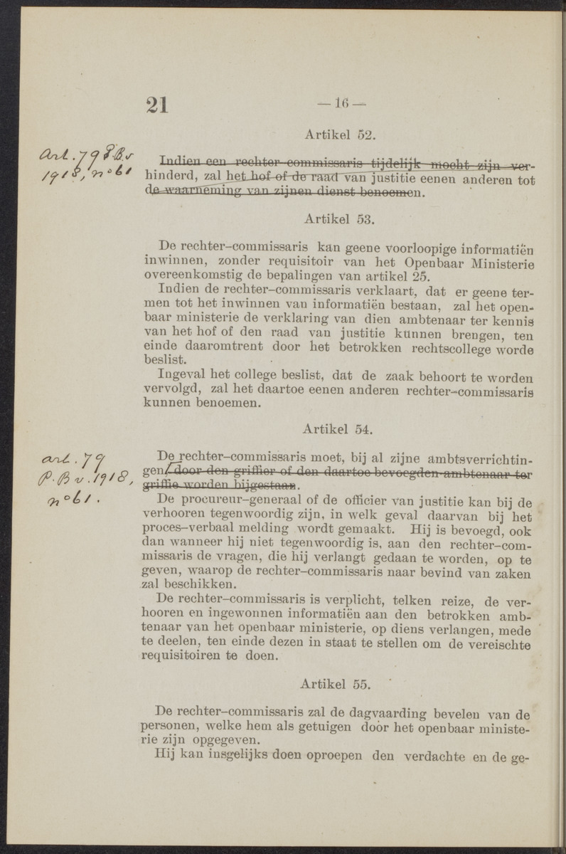 [Publicatie, waarbij afgekondigd wordt het Koninklijk besluit van den 22n. Mei 1914, no. 83, tot vaststelling van een Wetboek van Strafvordering voor de kolonie Curaçao] - 