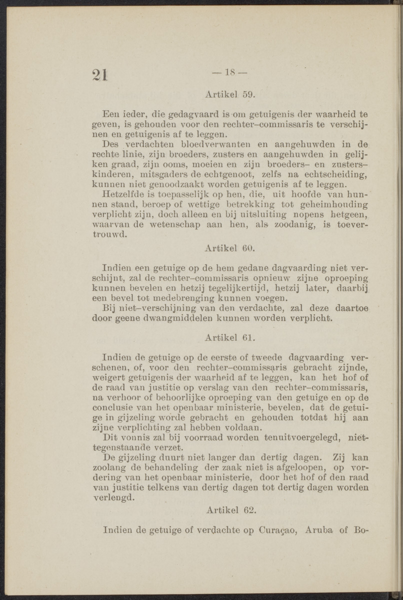 [Publicatie, waarbij afgekondigd wordt het Koninklijk besluit van den 22n. Mei 1914, no. 83, tot vaststelling van een Wetboek van Strafvordering voor de kolonie Curaçao] - 