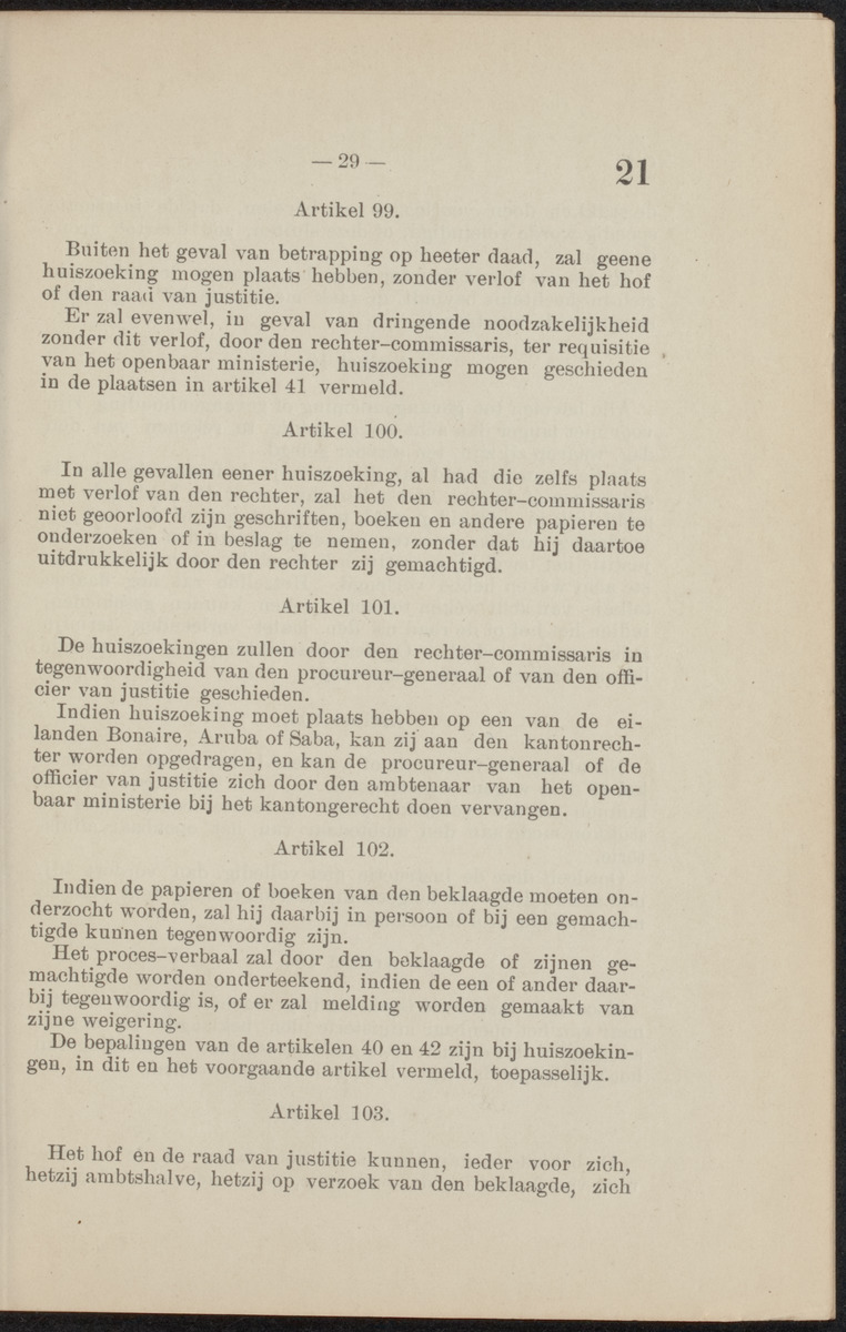 [Publicatie, waarbij afgekondigd wordt het Koninklijk besluit van den 22n. Mei 1914, no. 83, tot vaststelling van een Wetboek van Strafvordering voor de kolonie Curaçao] - 