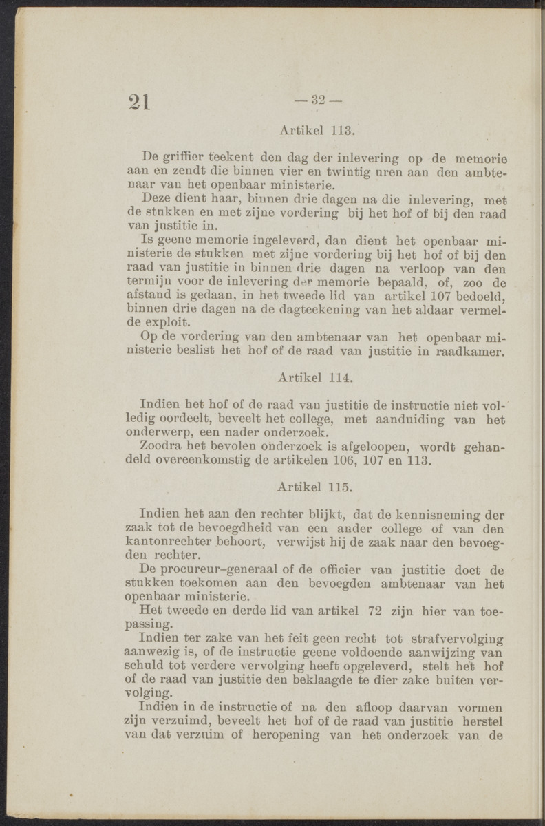 [Publicatie, waarbij afgekondigd wordt het Koninklijk besluit van den 22n. Mei 1914, no. 83, tot vaststelling van een Wetboek van Strafvordering voor de kolonie Curaçao] - 