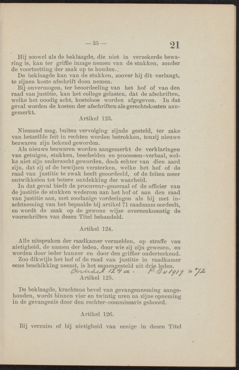 [Publicatie, waarbij afgekondigd wordt het Koninklijk besluit van den 22n. Mei 1914, no. 83, tot vaststelling van een Wetboek van Strafvordering voor de kolonie Curaçao] - 