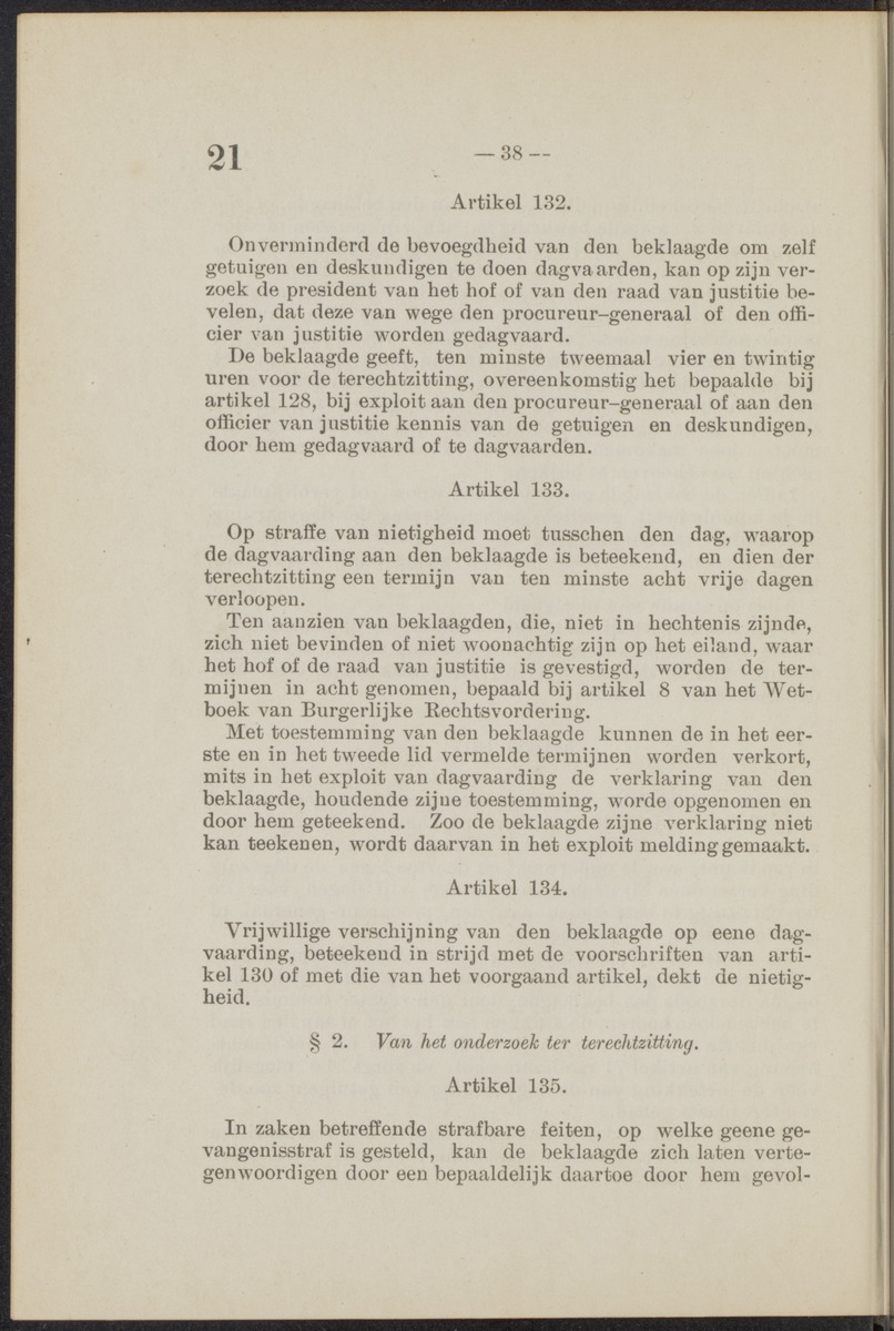 [Publicatie, waarbij afgekondigd wordt het Koninklijk besluit van den 22n. Mei 1914, no. 83, tot vaststelling van een Wetboek van Strafvordering voor de kolonie Curaçao] - 