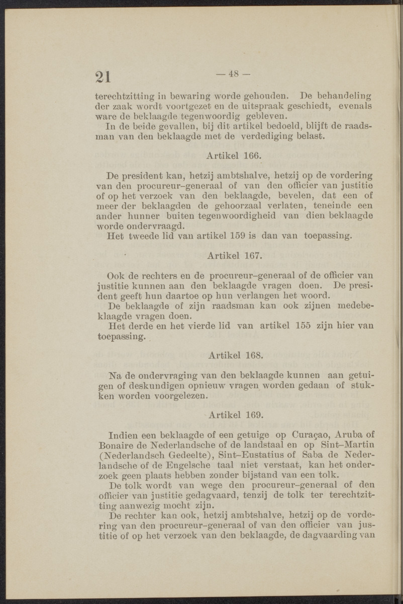 [Publicatie, waarbij afgekondigd wordt het Koninklijk besluit van den 22n. Mei 1914, no. 83, tot vaststelling van een Wetboek van Strafvordering voor de kolonie Curaçao] - 
