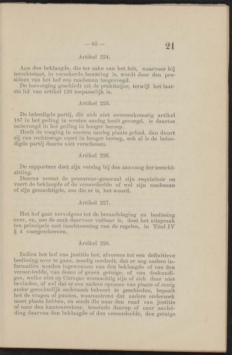 [Publicatie, waarbij afgekondigd wordt het Koninklijk besluit van den 22n. Mei 1914, no. 83, tot vaststelling van een Wetboek van Strafvordering voor de kolonie Curaçao] - 