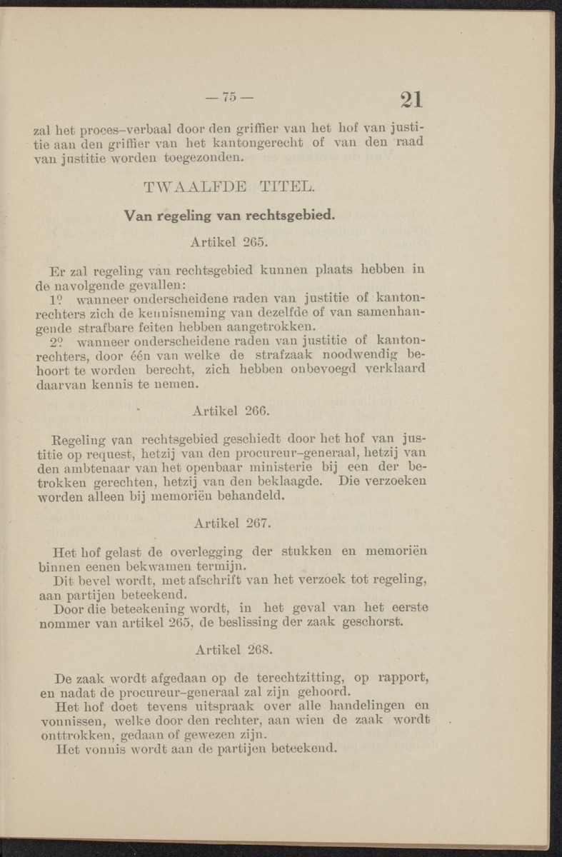 [Publicatie, waarbij afgekondigd wordt het Koninklijk besluit van den 22n. Mei 1914, no. 83, tot vaststelling van een Wetboek van Strafvordering voor de kolonie Curaçao] - 