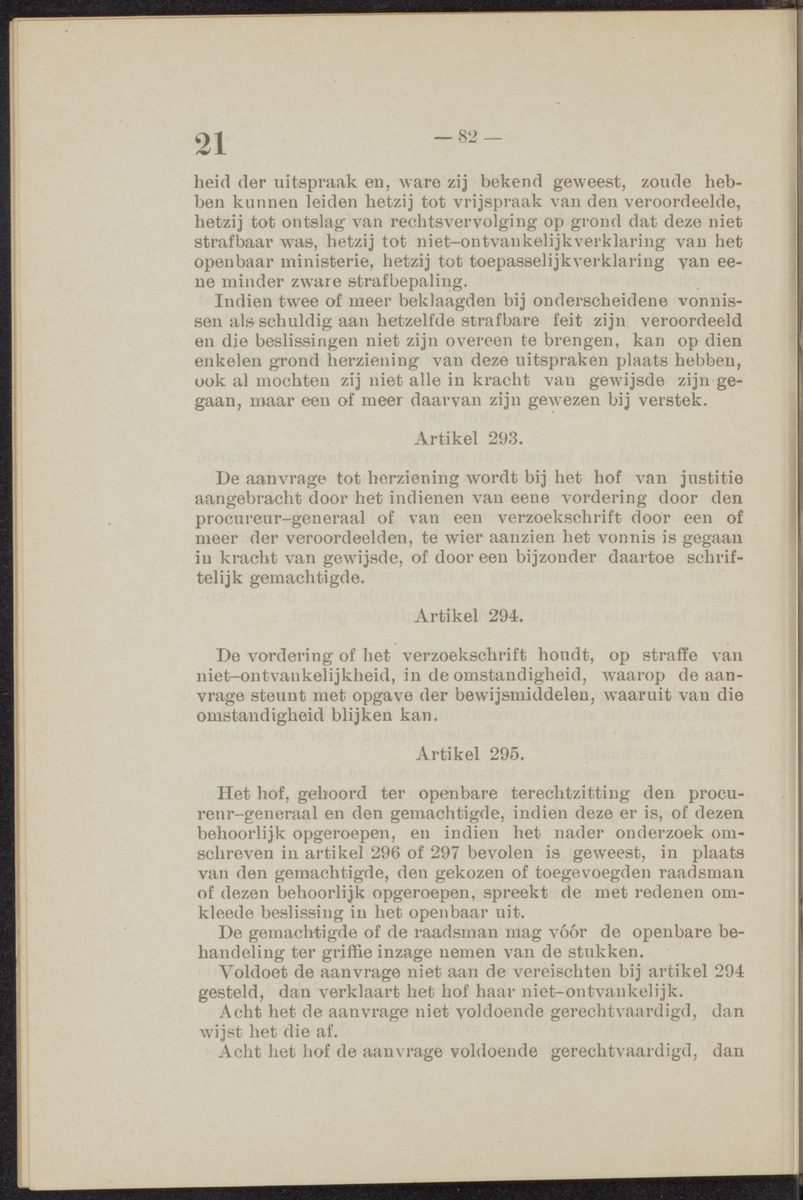 [Publicatie, waarbij afgekondigd wordt het Koninklijk besluit van den 22n. Mei 1914, no. 83, tot vaststelling van een Wetboek van Strafvordering voor de kolonie Curaçao] - 